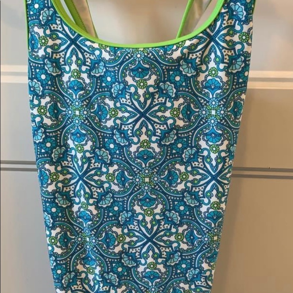 LL Bean Girls Size 16 Swimsuit